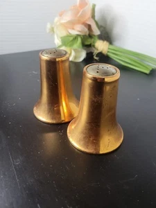 Vintage Copper Salt And Pepper Shakers - Picture 1 of 19
