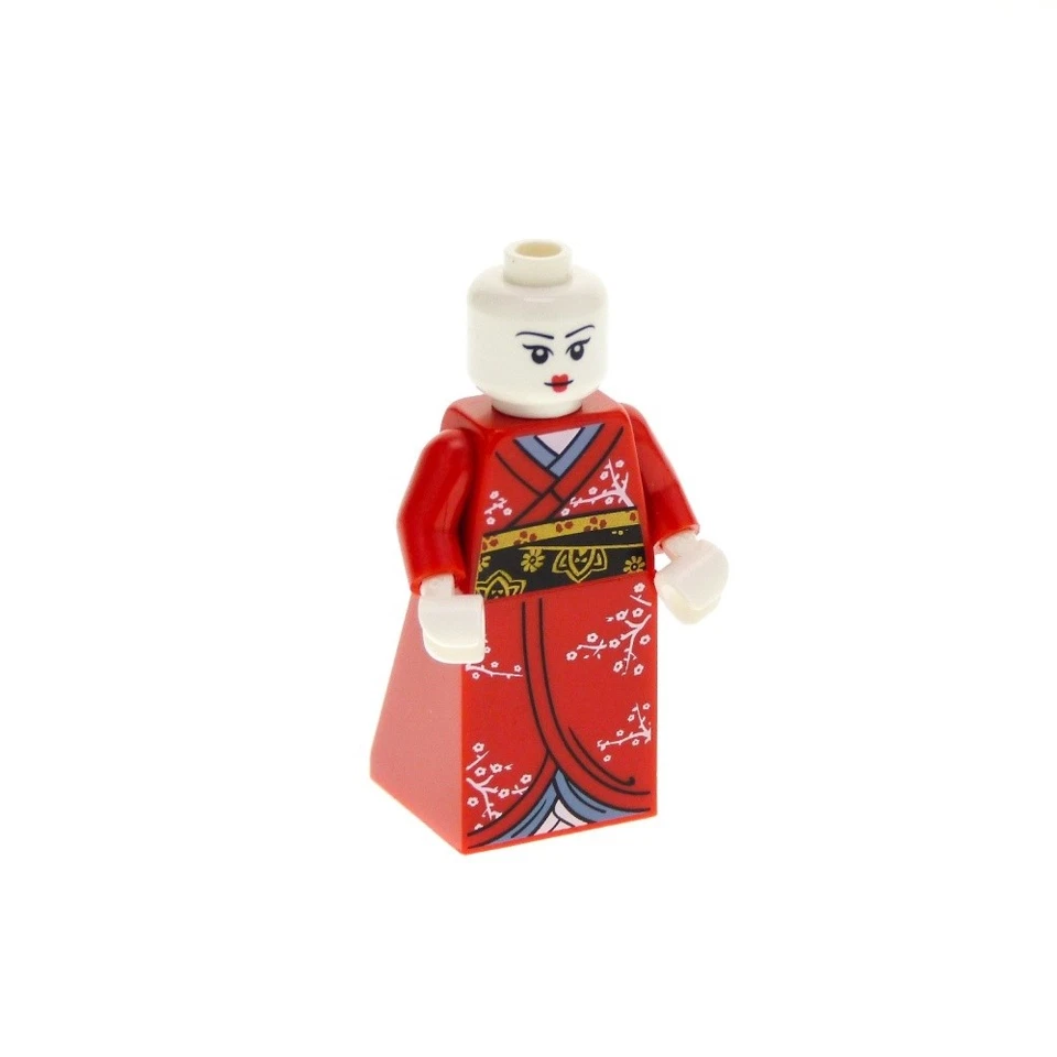 1x LEGO Mini Figura Serie 4 Kimono Niña Mujer Rojo Sin Pelo 8804 col04-2 col050 Foto 1 de 1