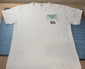 Rhude Style Hardcore Happiness Graphic T-Shirt White Size XL - Picture 1 of 6