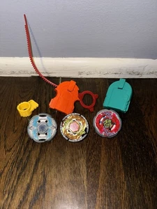 Hasbro Beyblade Metal Fusion Fury Cetus, Steinbock, Zurafa 3 Stück + Launchers - Bild 1 von 12