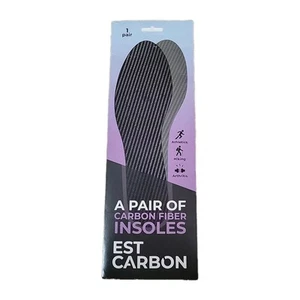 ESTCARBON NEW Fiber Insoles  Women's EU-Size 33-US Size 3 Or US Size 2 for kids - Picture 1 of 8