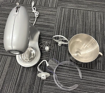 Smeg 50's Retro Style Aesthetic SMF01SVUS Silver Stand Mixer - Image 1 of 3