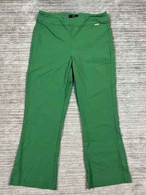 Tahari Pants Womens Small Green Stretch Pull On Bootcut Casual - Image 1 of 4
