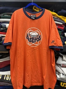Vintage Y2K Houston Astros Retro Look Orange MLB T-Shirt Mens XXL Astro Dome - Picture 1 of 7