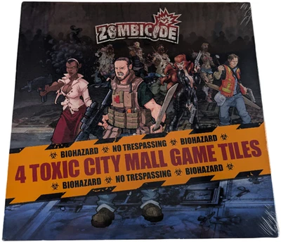 Zombicide 4 Toxic City Mall Double Sided Game Tiles (Miniatures Board Game) - Image 1 of 4
