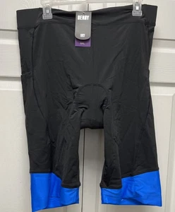 Nuevos Pantalones Cortos de Bicicleta de Ciclismo Beroy Negros Acolchados Adultos Talla Grande 5XL - Imagen 1 de 9