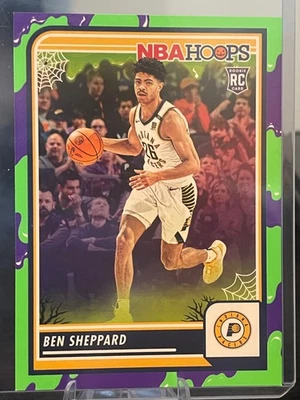 2023-24 Panini Haunted Hoops Basketball Ben Sheppard-#219 RC Green Slime. Pacers - Image 1 of 2