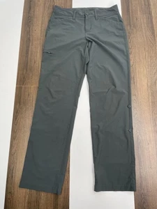 Eddie Bauer Womens 4 Gray Outdoor Hiking Pants Stretch Performance Lightweight - Picture 1 of 11