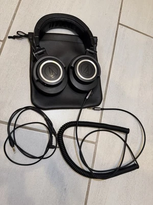 Audio-Technica ATH-M50xBT Over the Ear Wireless Bluetooth Headphones - Black - Image 1 of 3