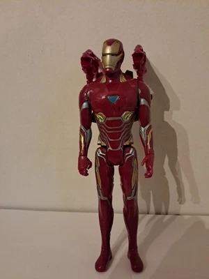 MARVEL FIGURE IRON MAN HASBRO 2017 OTTIMO 30 CM + ACCESSORIO VOCE IN TEDESCO - Immagine 1 di 4