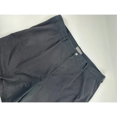 Croft & Barrow Mens Black Pleated Casual Shorts Size 42 - Image 1 of 4