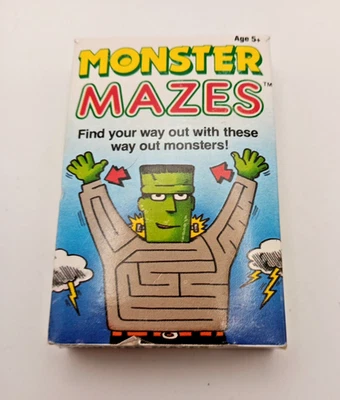 VTG 1993 Creative Child Games MONSTER MAZES 36 Card Activity Set - Image 1 of 4