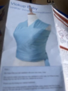 Vlokup Anillo de Agua para Bebé Eslinga Portabebés Ligero Transpirable Malla Envoltura para Bebé Azul - Imagen 1 de 4
