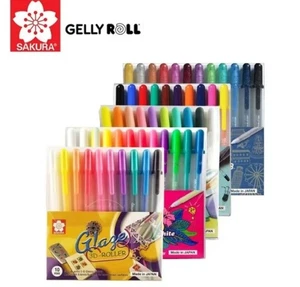 Sakura Gelly Roll Gel Pen Set di 12 Smalti / Metallizzati - SPEDIZIONE GRATUITA - Foto 1 di 3