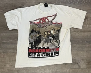 LEER Camiseta Vintage 1993 Giant By Tee Jays Aerosmith Get a Grip Huella Dactilar XXL - Imagen 1 de 14