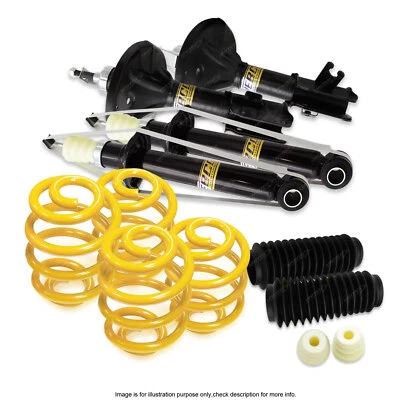 Front Rear Shock Absorbers Lowered King Springs for Mitsubishi Magna TH TJ TL TW - image 1 of 2