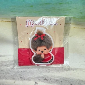 198858 Sekiguchi Monchhichi Clip de plástico 4,2 x 5,3 cm - Niña ~ NUEVA LLEGADA~ - Imagen 1 de 1