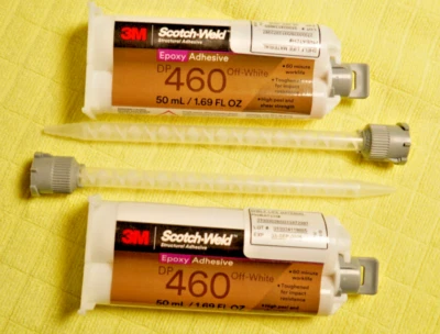 Lote de dos adhesivos epoxi 3M Scotch-Weld DP460 Off-White, 50 ml NUEVO. Foto 1 de 2