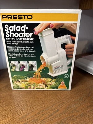 Presto Salad Shooter 02910 Electric Food Slicer Shredder BRAND NEW - Image 1 of 4