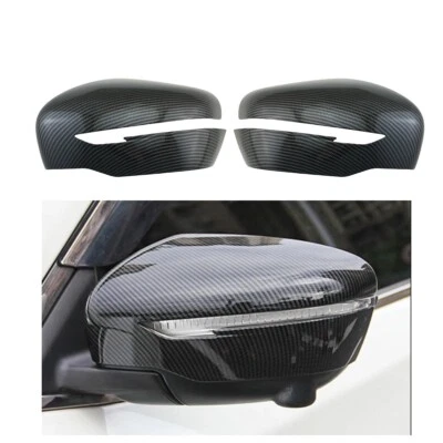 Carbon Car Modification Side Mirror Covers Trim For Nissan NP300 Frontier 15-23 Foto 1 de 4