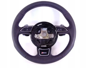 8T0419091K STEERING WHEEL MULTI DSG LEATHER AUDI RS5 A5 - Picture 1 of 8