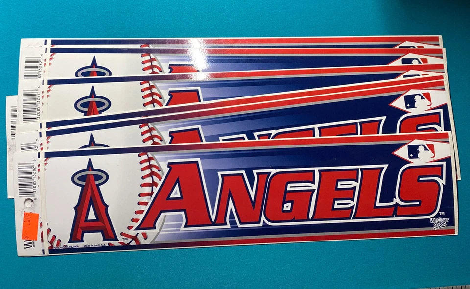 Los Angeles ANGELS  Bumper Sticker MLB by Wincraft 2006 OFFICIALLY LICENSED - Image 1 of 4