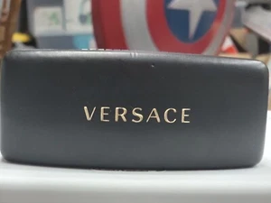 Versace Sunglasses Eyeglasses X-Large  Black Case Cloth Box XL - Picture 1 of 2