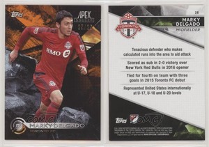 2016 Topps Apex Orange /25 Marky Delgado #26 Rookie RC