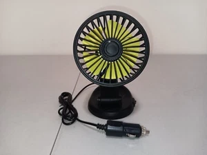 Portable 12 Volt 360° Rotatable Car Fan Vehicle Truck Auto Air Cooling Cooler US - Picture 1 of 7