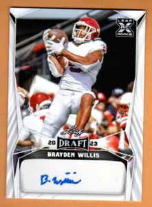 Autógrafo de novato Brayden Willis Leaf Draft #BA-BW1 2023, ¡casi como nuevo! - Imagen 1 de 2