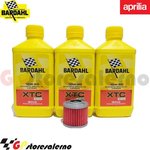 KIT OLIO + FILTRO OLIO BARDAHL XTC C60 10W50 APRILIA 350 ETX TUAREG WIND 1986 - Imagen 1 de 1