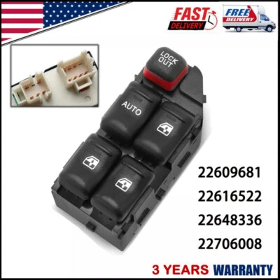 Interruptor ventana delantera izquierda DS-1449 para Chevrolet 2004-05 Classic 2002 2003 Malibu Foto 1 de 4