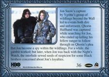 Game Of Thrones Inflexions Base Card #36 Wildlings Capture Jon