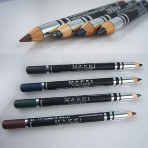 Crayon EYE-LINER Noir Bleu Marron Vert Étincelant X 4 - Picture 1 of 1