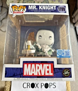 RARO CHASE MR KNIGHT DELUXE 1199 6" Funko Pop Vinilo NUEVO en Caja Como Nueva + Protector - Imagen 1 de 9