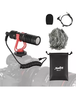 Micrófono universal de video cámara Moukey con montaje de choque Windshie... - Imagen 1 de 3