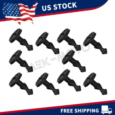 Clips de panel de sujeción del compartimento del motor de 10 piezas aptos para Porsche Cayenne 2003-10 Foto 1 de 4