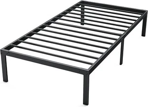 Heavy Duty Metal Bed Frame Platform Sturdy Steel Slat Support Bedstead Bedroom - Picture 1 of 19