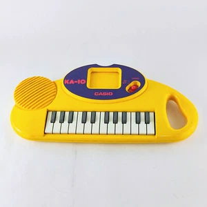 Vintage Casio Cool KA-10 Yellow 24 Key Mini Kids Keyboard 1996 Tested 14.75" - Picture 1 of 8