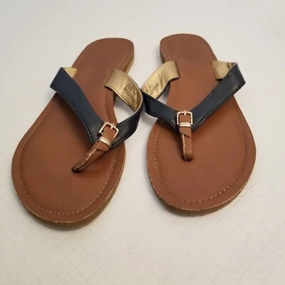 Blue Fin Sandals Blue, Brown Size 11 SKU210385 See Photos  - Image 1 of 4