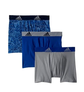 Adidas L1337 Boys Climalite Graphic 3 Pack Boxer Brief Size Large - Picture 1 of 3
