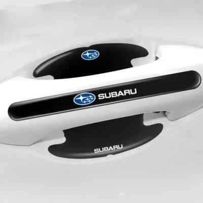 8 PIEZAS Manija de Puerta de Coche Negro Tazón Película Protector Tazón Accesorios para Borde para Subaru Foto 1 de 2