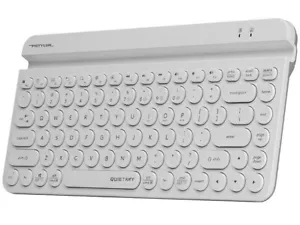 4711421972567 Wireless keyboard A4tech FSTYLER FBK30 White 2.4GHz+BT (Silent) A4 - Picture 1 of 4