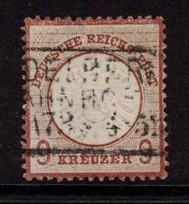 Deutsches Reich 27 c gestempelt Brustschild 9 Kreuzer geprüft (22905)