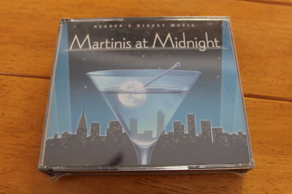 READERS DIGEST MARTINIS AT MIDNIGHT (4 CD  SET) [NEW SEALED] **CRACKED CASE** - Image 1 of 4