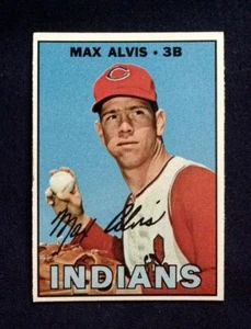 1967 #520 Semi High # Max Alvis Indians Topps EX-MT+ - Picture 1 of 2