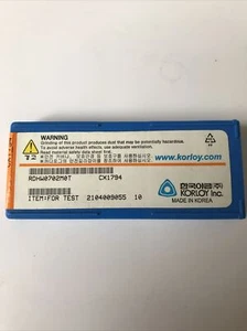 Korloy - 8 insertos de fresado de carburo nuevos RDHW 0702MOT CX1794 - Imagen 1 de 2