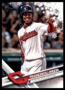 Topps Holiday #HMW150 Francisco Lindor 2017 - Imagen 1 de 2