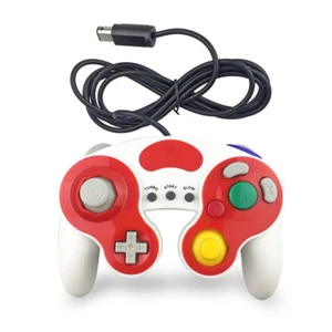 wired handle Controller For Nintendo GameCube NGC Console vibration GC gamepad - Picture 1 of 2