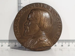 (L1056) Frederic Ozanam Jaq.Martin Bronze Medal 183g 67mm - Picture 1 of 4